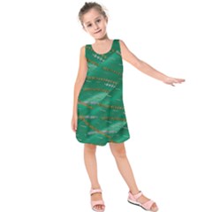 Colors To Celebrate All Seasons Calm Happy Joy Kids  Sleeveless Dress by pepitasart