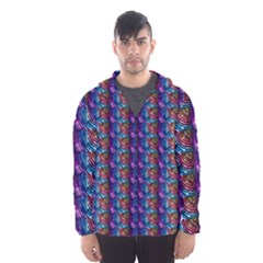 Abstract Illusion Men s Hooded Windbreaker by Sparkle