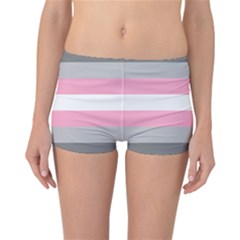 Demigirl Pride Flag Lgbtq Reversible Boyleg Bikini Bottoms by lgbtnation