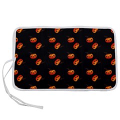 Kawaii Pumpkin Black Pen Storage Case (s) by vintage2030