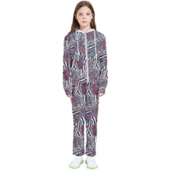 Zebra Chain Pattern Kids  Tracksuit by designsbymallika