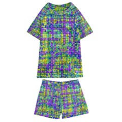 Mosaic Tapestry Kids  Swim Tee And Shorts Set by essentialimage