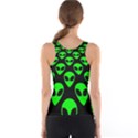 We are WATCHING you! Aliens pattern, UFO, faces Tank Top View2