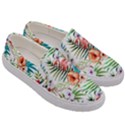 Tropical flamingo Men s Canvas Slip Ons View3