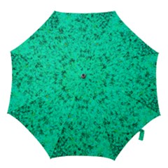 Aqua Marine Glittery Sequins Hook Handle Umbrellas (medium) by essentialimage