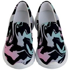 Painted Lines Kids Lightweight Slip Ons by designsbymallika