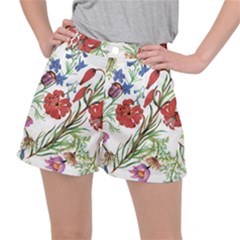 Summer Flowers Ripstop Shorts by goljakoff