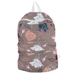 Rose -01 Foldable Lightweight Backpack by LakenParkDesigns