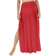 Amaranth Red & Black - Maxi Chiffon Tie-up Sarong by FashionLane