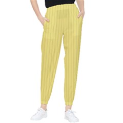 Arylide Yellow & Black - Tapered Pants by FashionLane