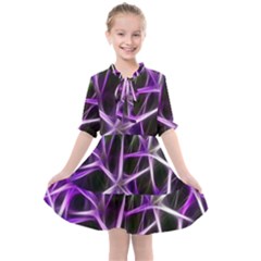 Neurons Brain Cells Imitation Kids  All Frills Chiffon Dress by HermanTelo