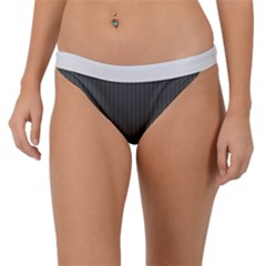 Beluga Grey & White - Band Bikini Bottom by FashionLane