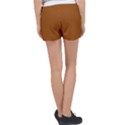 Rusty Orange & White - Velour Lounge Shorts View2