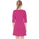 Peacock Pink & White - Pocket Dress View2