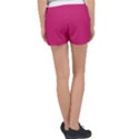 Peacock Pink & White - Velour Lounge Shorts View2