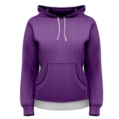 Eminence Purple & White - Women s Pullover Hoodie by FashionLane