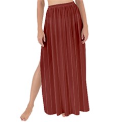 Berry Red & White - Maxi Chiffon Tie-up Sarong by FashionLane