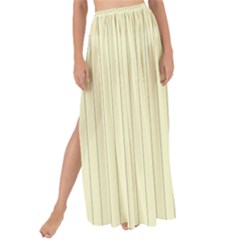 Creamy Yellow & Black - Maxi Chiffon Tie-up Sarong by FashionLane