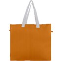 Apricot Orange & White - Canvas Travel Bag View1