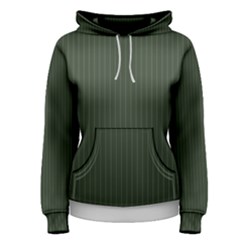 Kombu Green & White - Women s Pullover Hoodie by FashionLane