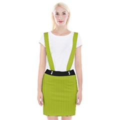 Acid Green & Black - Braces Suspender Skirt by FashionLane