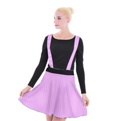 Blossom Pink & Black - Suspender Skater Skirt by FashionLane