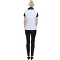 Brilliant White & Black - Women s Button Up Vest View2