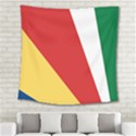 Seychelles-flag12 Square Tapestry (Large) View2