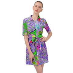 Shapechanger Belted Shirt Dress by chellerayartisans