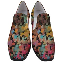 Mosaic Pieces                                                 Slip On Heel Loafers by LalyLauraFLM