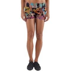 Mosaic Pieces                                                  Yoga Shorts by LalyLauraFLM