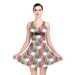 Flowers Pattern Reversible Skater Dress by goljakoff