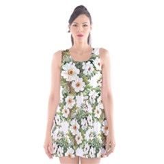 Summer Flowers Scoop Neck Skater Dress by goljakoff