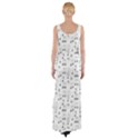 Music Notes Wallpaper Thigh Split Maxi Dress View2