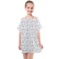 Music Notes Wallpaper Kids  One Piece Chiffon Dress by Mariart