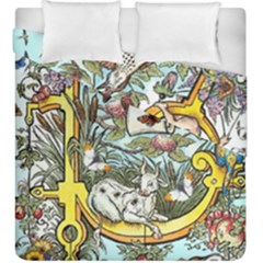 The Illustrated Alphabet - L - By Larenard Duvet Cover Double Side (king Size) by LaRenard