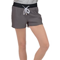 Ash Grey - Velour Lounge Shorts by FashionLane