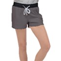 Ash Grey - Velour Lounge Shorts View1