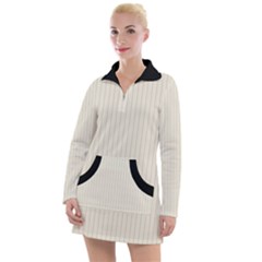 Magnolia White - Women s Long Sleeve Casual Dress by FashionLane