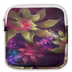 Fractal Flower Mini Square Pouch by Sparkle