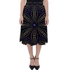 Fractal Mandale Classic Midi Skirt by Sparkle