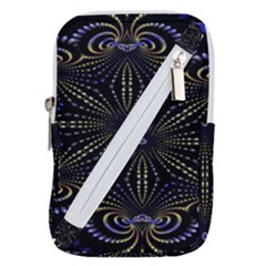 Fractal Mandale Belt Pouch Bag (small) by Sparkle