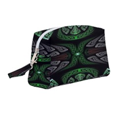 Fractal Illusion Wristlet Pouch Bag (medium) by Sparkle