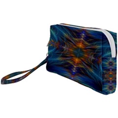 Fractal Flower Wristlet Pouch Bag (small) by Sparkle