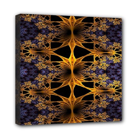 Fractal Flower Mini Canvas 8  X 8  (stretched) by Sparkle