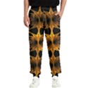 Fractal Flower Men s Elastic Waist Pants View1