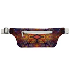 Fractal Flower Active Waist Bag by Sparkle