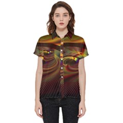 Fractal Illusion Short Sleeve Pocket Shirt by Sparkle