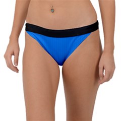 Azure Blue - Band Bikini Bottom by FashionLane