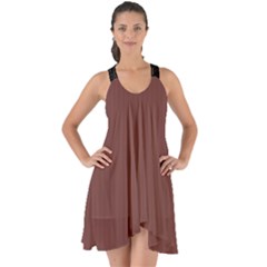 Bole Brown - Show Some Back Chiffon Dress by FashionLane